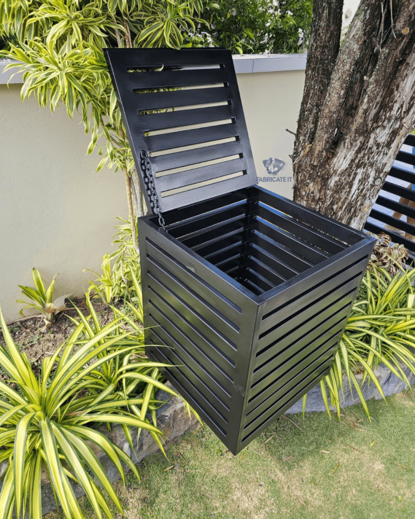 metal bin in Trinidad